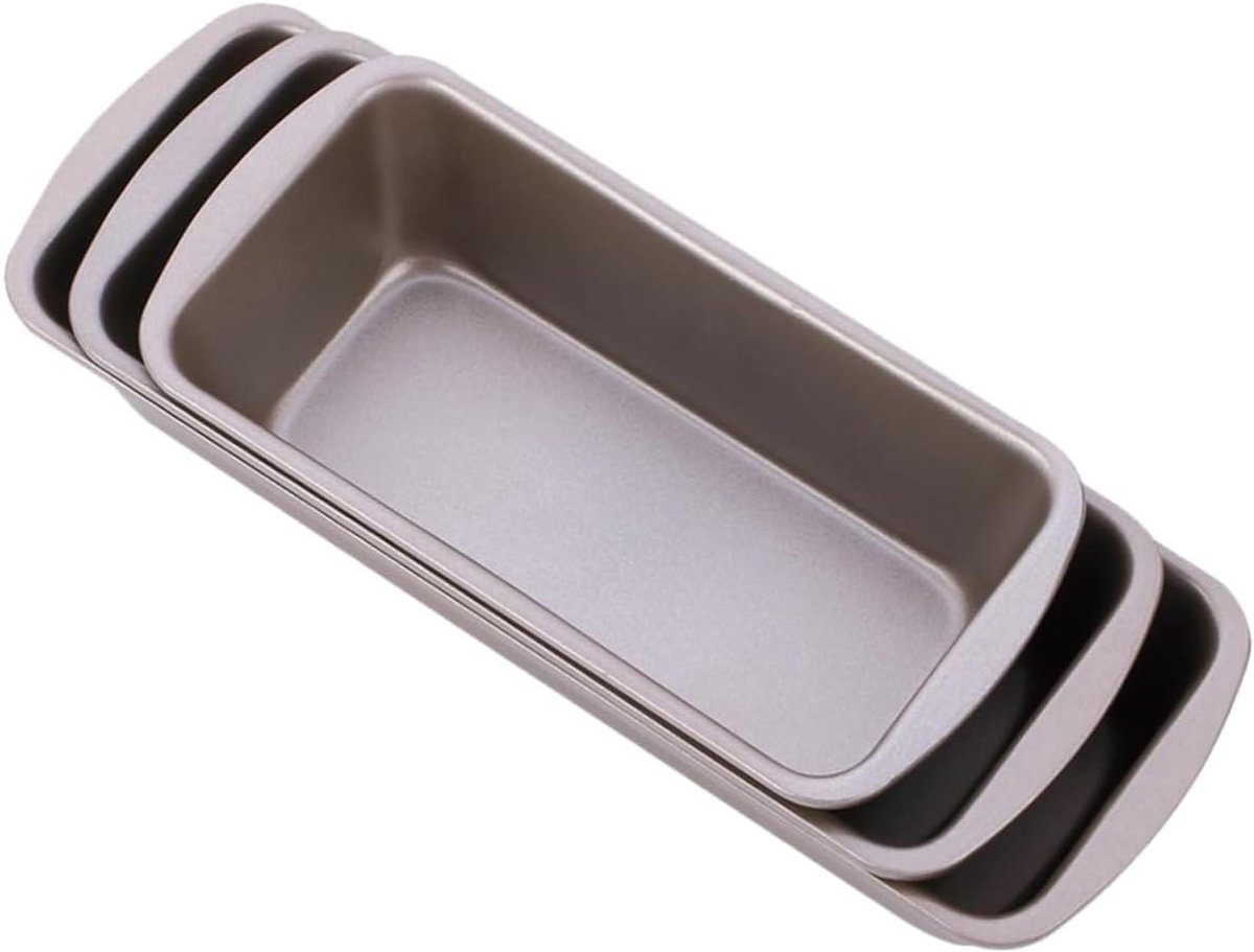Antiaanbakbroodvorm - Toast bakvorm - Brood bakken - Koolstofstaal - 27.5X9.5X5CM - Zwart