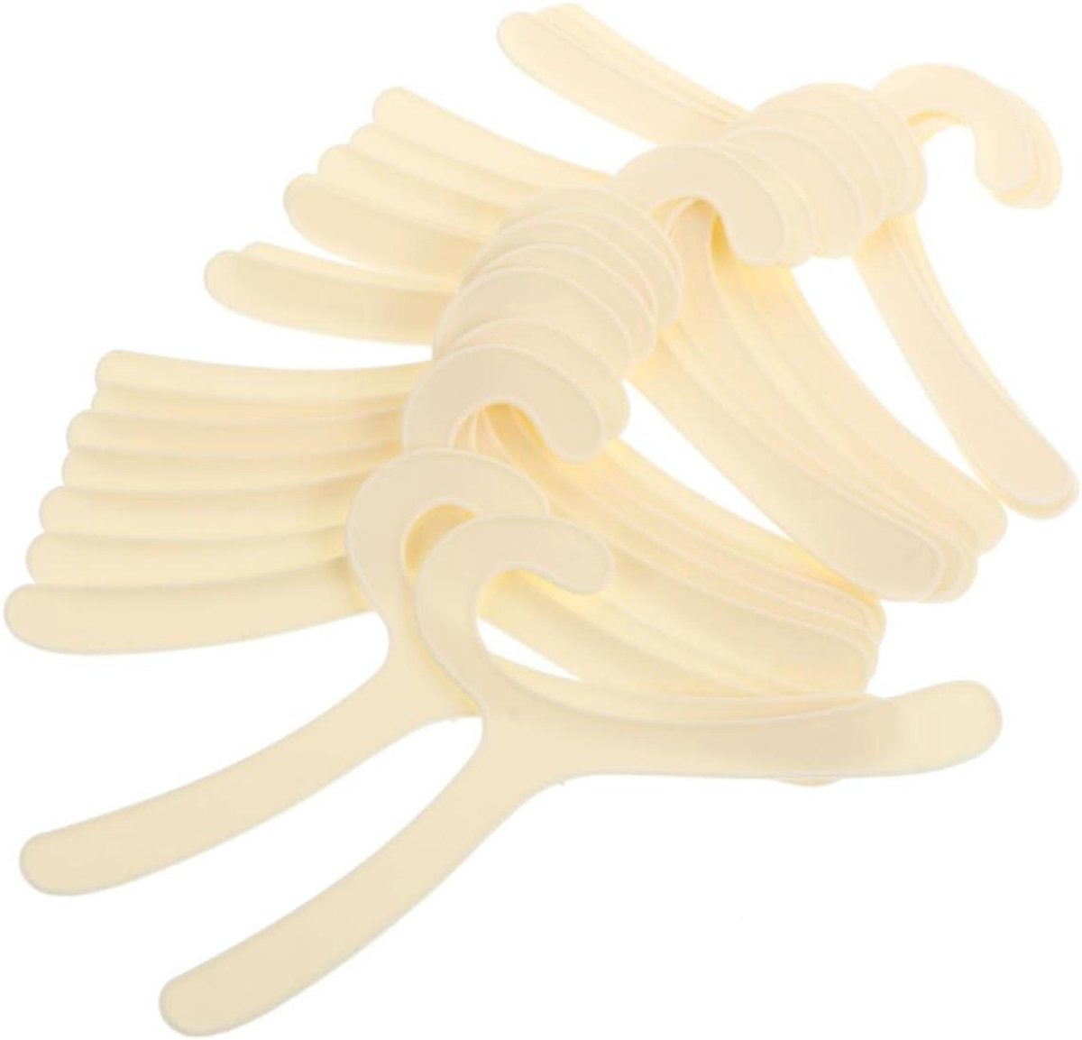 Kunststof Hangers - Kledinghangers - Kleding Opbergen - Stevig Ontwerp - 30 Stuks - Kaki