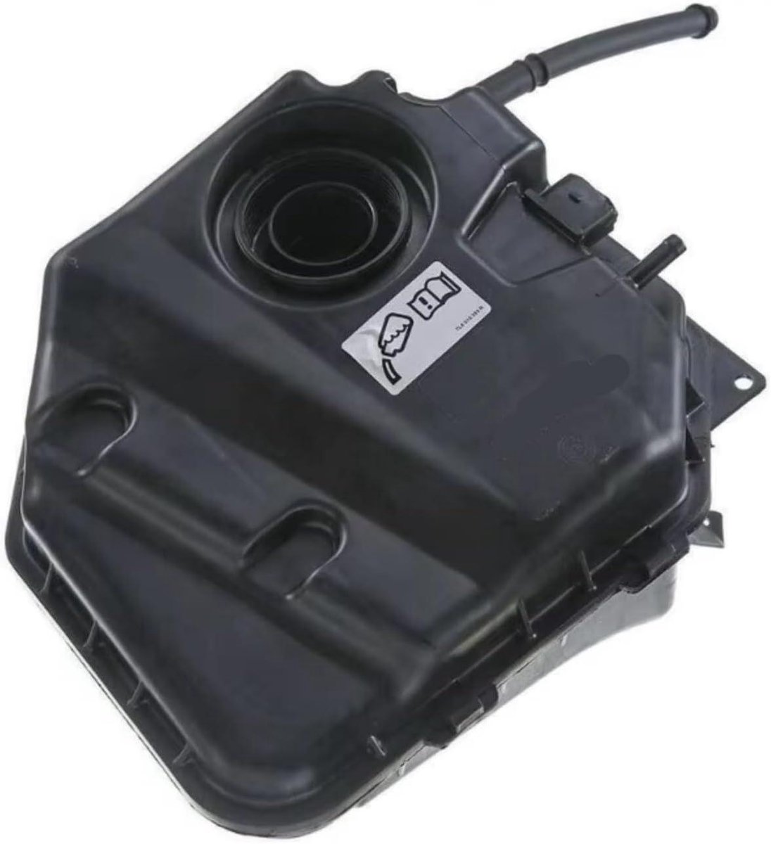 Koelvloeistof Reservoir - Expansievat Motor - Motor Koel Houden - Directe Vervanging - 30 x 28 x 22 cm - Zwart