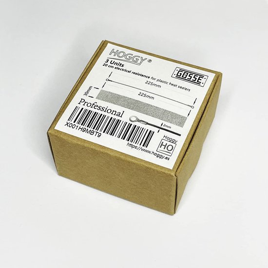 Reserveonderdelen - Hitte-elementen - Verpakkingen Sluiten - Set van 3 - 20 cm - Metaal — afbeelding 2