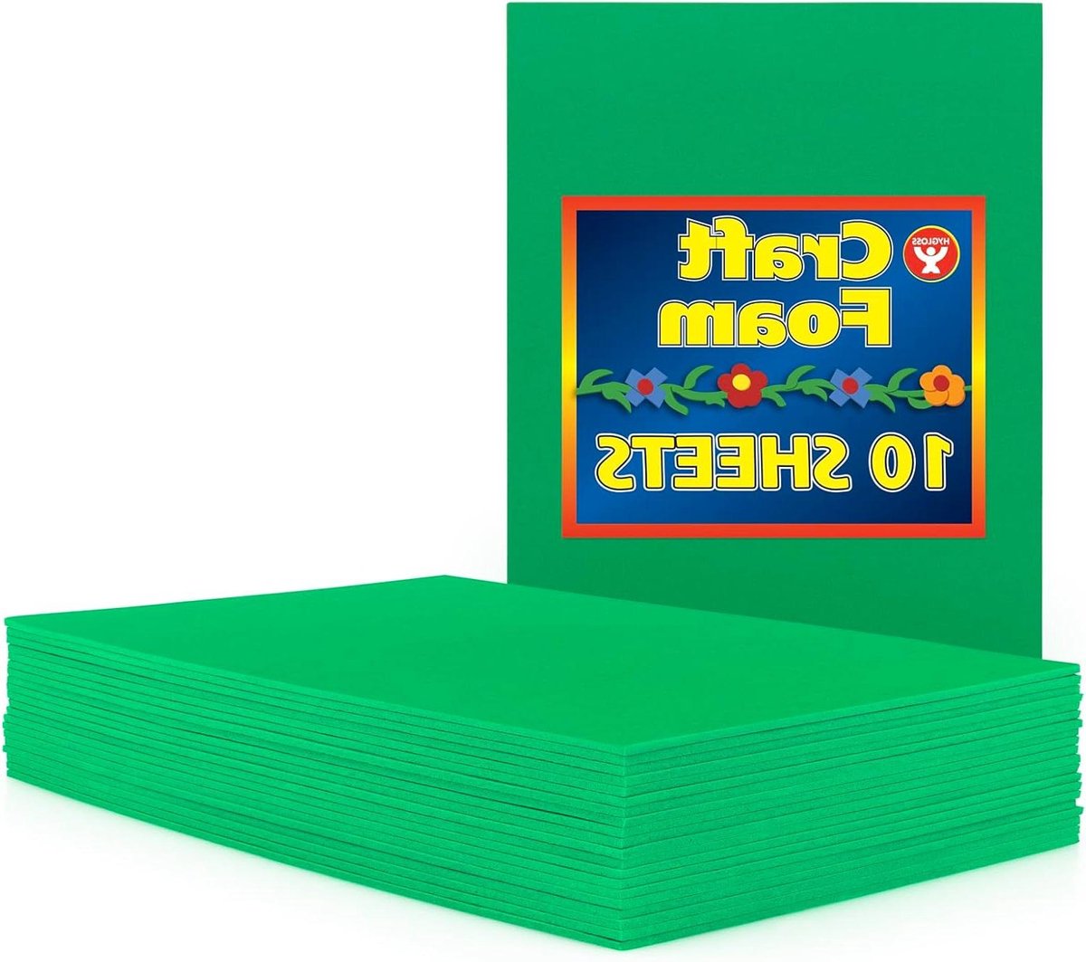 Knutsel Foam Vellen - Hobby Schuim - Creatief Knutselen - 2mm Dik Materiaal - 10 Stuks - Groen
