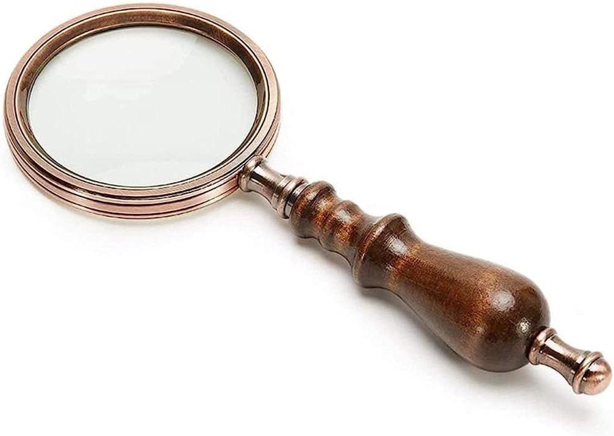 Vergrootglas met handvat - Leesloep - Gedetailleerd lezen - Hoge vergroting - 10x vergroting - Transparant