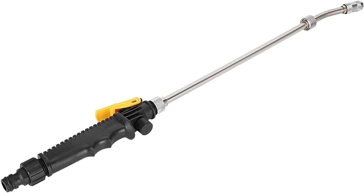 Hogedruk Waterspuit - Tuinsproeier Mondstuk - Planten Water Geven - Afneembare Lange Staaf - 58 cm - Grijs