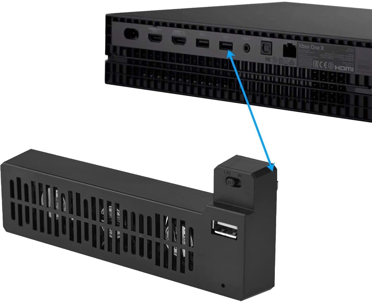 SVGCommerce - Fan Cooler - USB Ventilator - Compact en draagbaar - 3 Mini Koelventilatoren - Voor One X Console - Ideaal voor thuis en kantoor