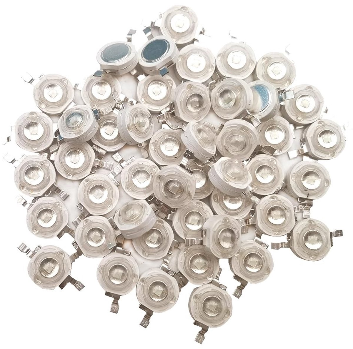 Allecto - High Power Led Chip 3W - Plant Grow Light - Geschikt voor Hydrocultuur - Koningsblauw - 50 stuks - Voor Aquarium en Groei