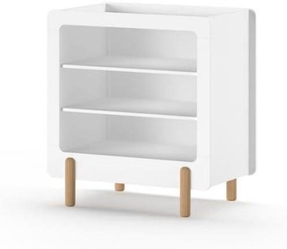 Baby Verschoontafel - Baby Commode - Baby Verzorgen - Tijdloos Design - 89 cm Hoog - Wit