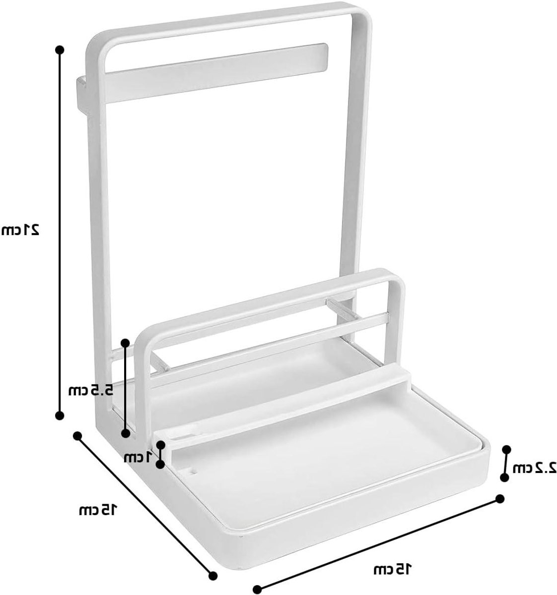 Keuken Organizer - Houders Standaard - Koken Bereiden - Multifunctioneel Gebruik - 104 cm - Wit