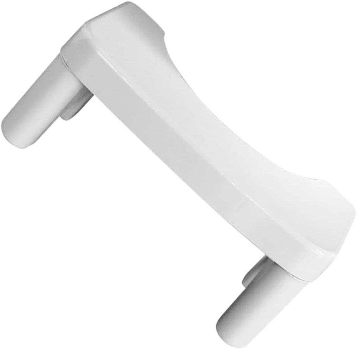 Toilet Krukje - Voetenbankje Badkamer - Ondersteuning Zitten - Inklapbaar Ontwerp - 39 cm Lengte - Wit