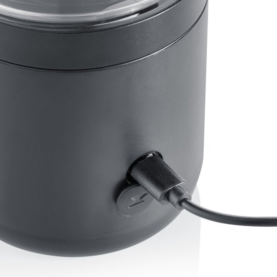 Severin SM 3744 Draadloze Smoothie Blender - USB-C Oplaadbaar - 350 ml - Tritan Beker - IJscrusher - Zwart van Severin — afbeelding 4