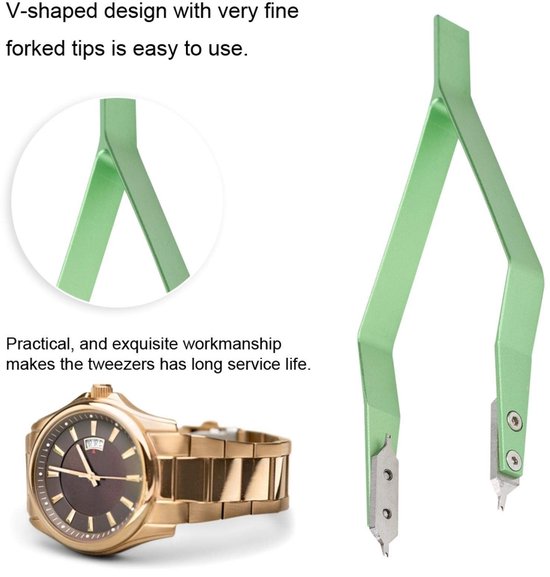 Allecto - Spring Bar Pliers - Professioneel Gereedschap voor Horlogereparatie - Precisie en Duurzaamheid - Essentieel voor Horlogemakers - Geschi van Merkloos — afbeelding 4