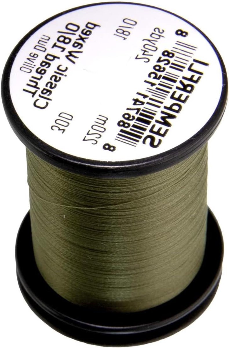 Vlieg Binddraad - Visdraad - Vliegen Maken - Sterke Polyester Vezel - 220 Meter - Olive Dan