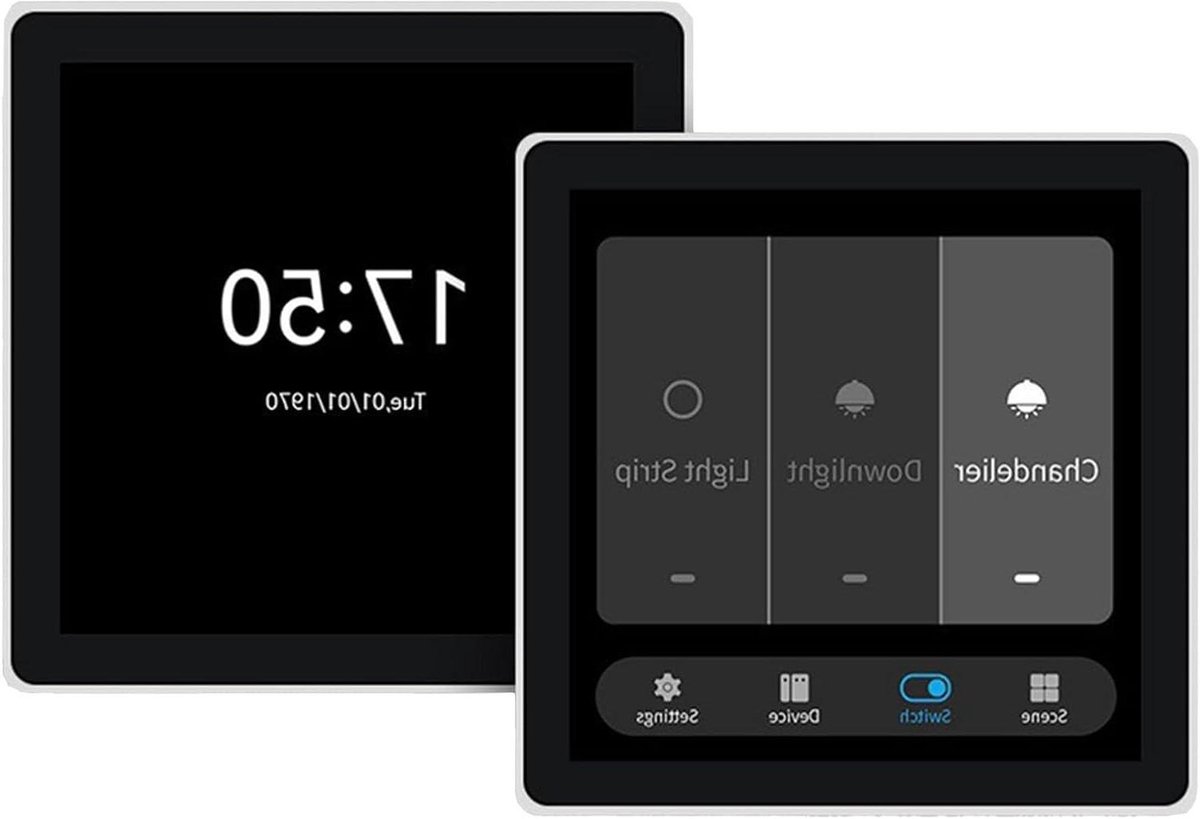 Smart Home Bedieningspaneel - Touchscreen Schakelaar - Centraal Apparaten Sturen - 4 Inch HD LCD Scherm