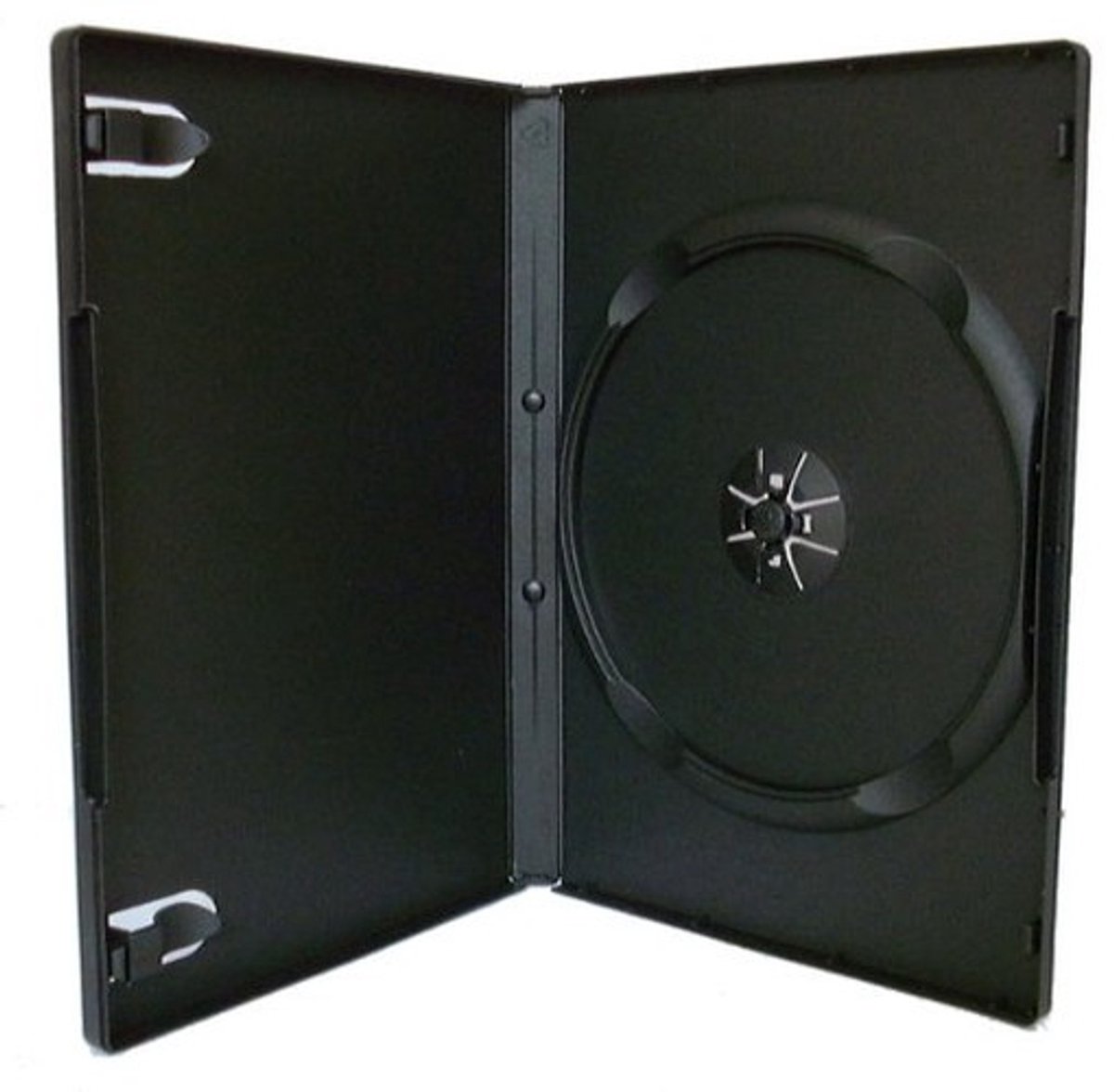 SPHProducts - DVD Cases - 100 Zwarte DVD Cases - Hoogwaardige Bescherming - 14mm - Voor Jouw Collectie - Geschikt voor Opslag - Zwart