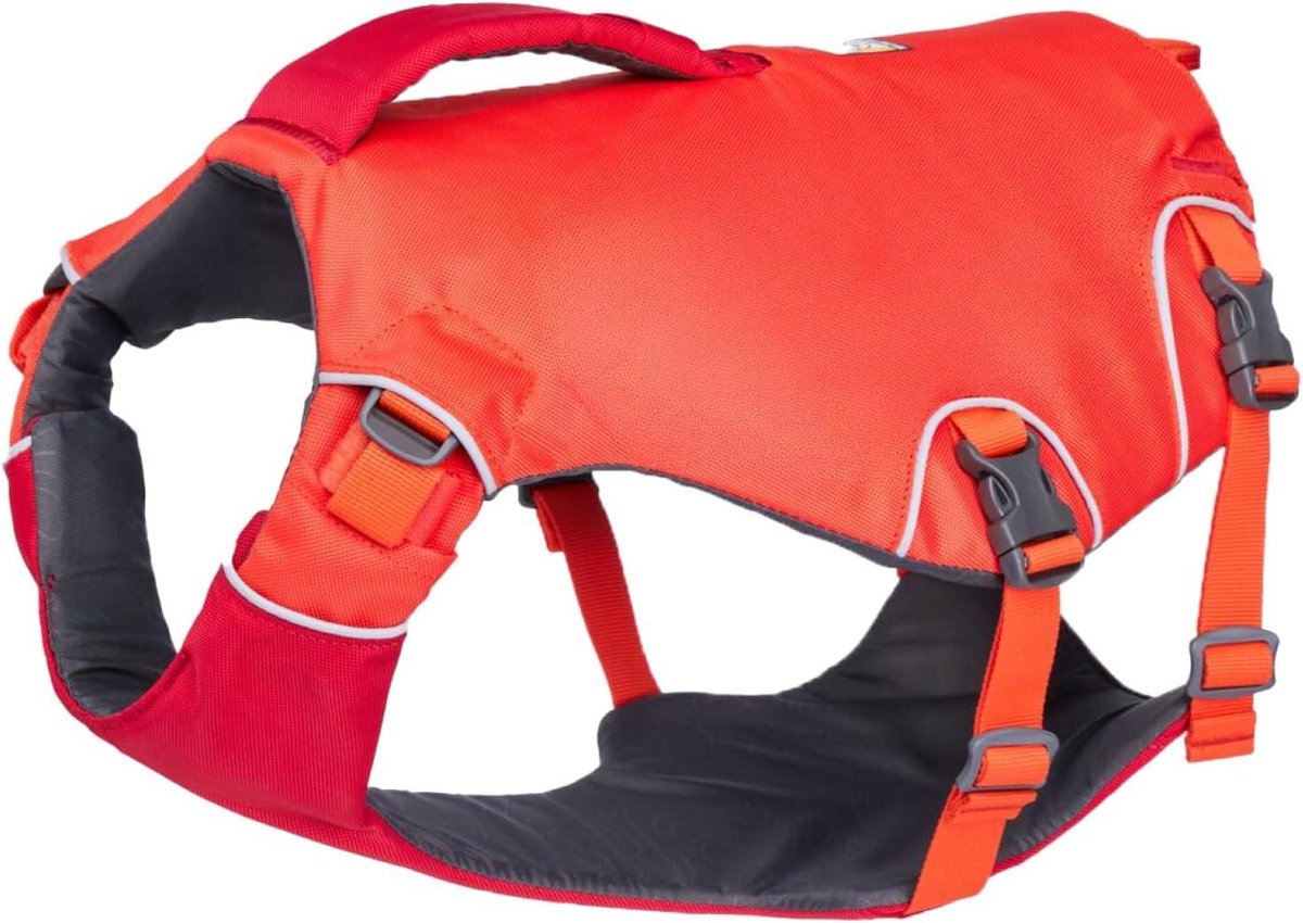 Hondenreddingsvest - Honden zwemvest - Wateractiviteiten - Twee handgrepen - Maat XS - Oranje
