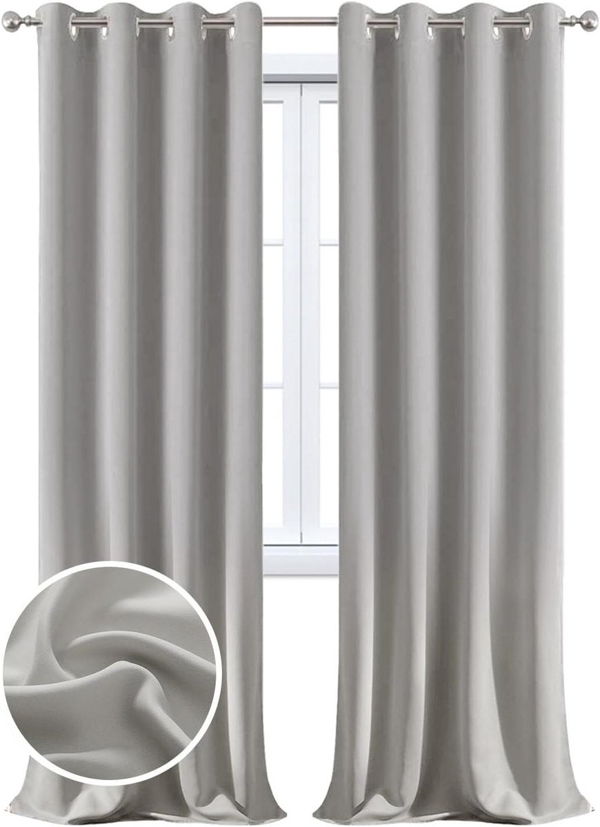 Verduisterende Gordijnen - Isolerende Raambekleding - Rustige Slaap Creëren - Geluiddempen