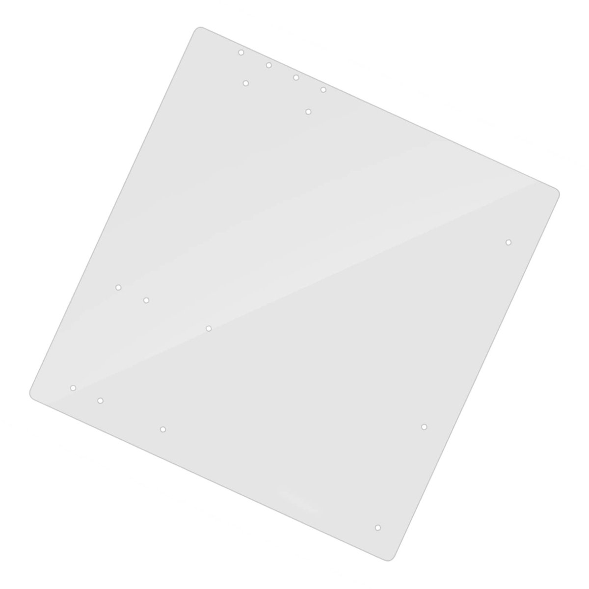 ONF3 - Open frame computerbehuizing - Acryl standaard - Geschikt voor M-ATX moederbord - Transparant - Voor desktop gaming - Ondersteunt lange g...
