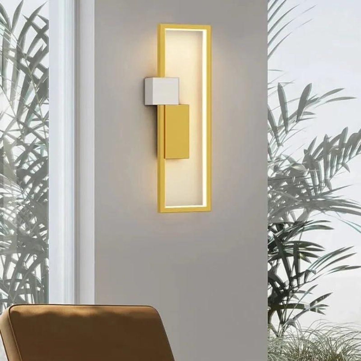 Moderne Wandlamp - Stijlvolle Binnenarmatuur - Ruimte Verlichten - Energiezuinig LED - 8x8x8 cm - Tricolor Licht
