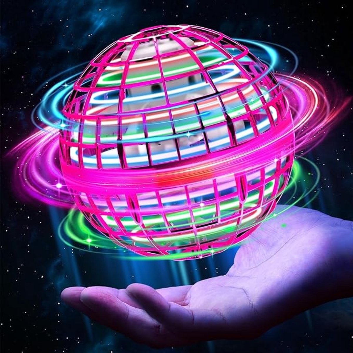 Vliegende UFO-bal met RGB-verlichting - Magische Hover Ball voor Kinderen