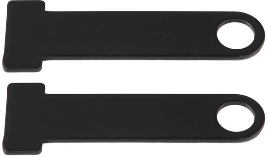 Dailygoody - Lidlox Verlenging - Helmslot - Universeel - Zwart - Motorhelm - D-ring - Geschikt voor motorfiets - Zwart