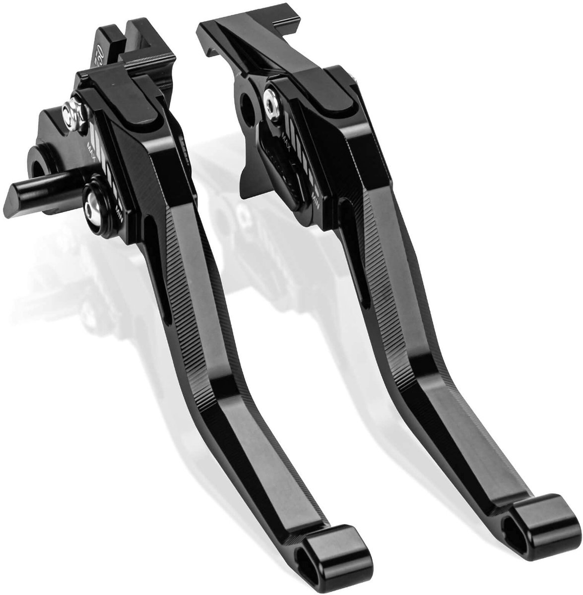 Dailygoody - 5D Rhombus Brake Clutch Levers - Hoogwaardige rem- en koppelingshendels - Zwart - Duurzaam aluminium - Voor Kawasaki Z750 2004-2006