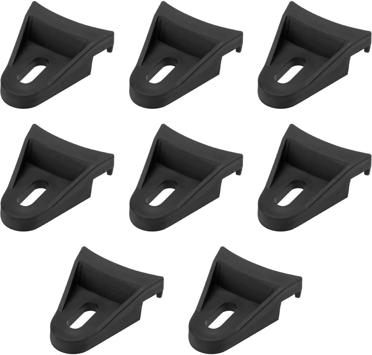 Dailygoody - Auto Subwoofer Spreken Grill Clips - Luidspreker Hoek Code - Zwart - 8 Stuks - Geschikt voor Diverse Diameter Subwoofers