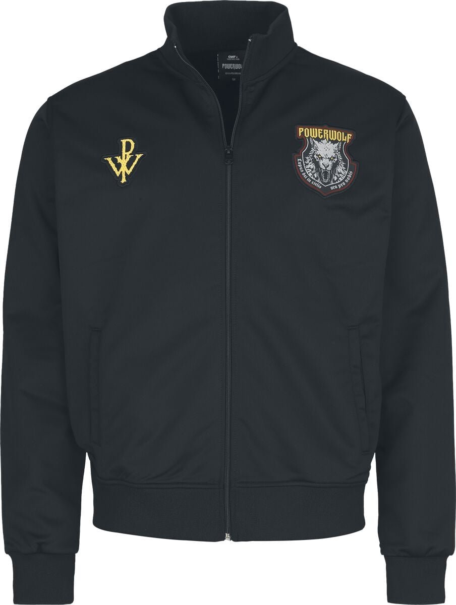 Powerwolf Soccer Trackjacket Heren Trainingsjas - zwart - 4XL