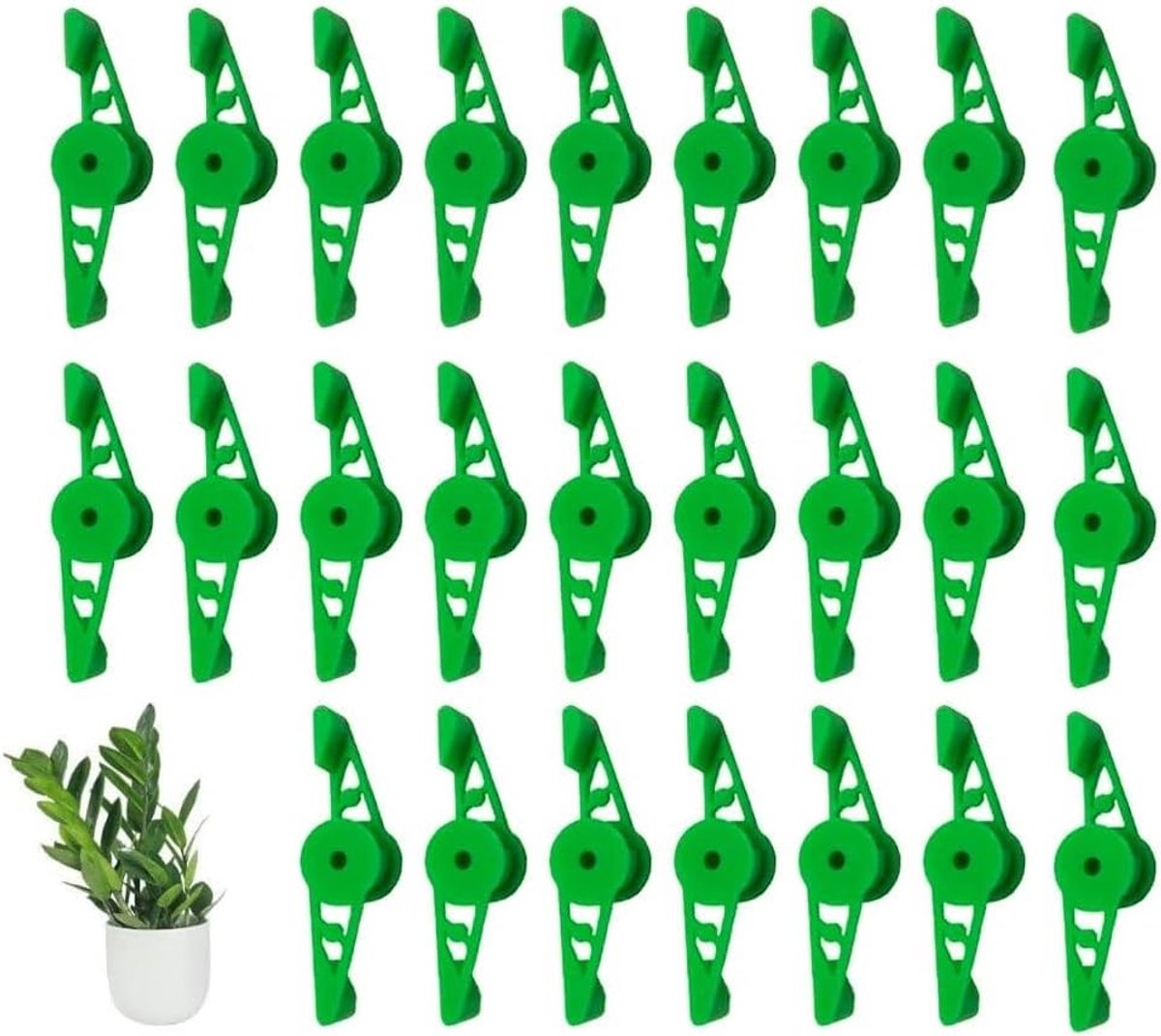 Set van 30 Plant Bending Clips voor het Buigen van Planten, 360 Graden Verstelbaar, Ideaal voor Groeirichting Veranderen en Ondersteuning van Planten