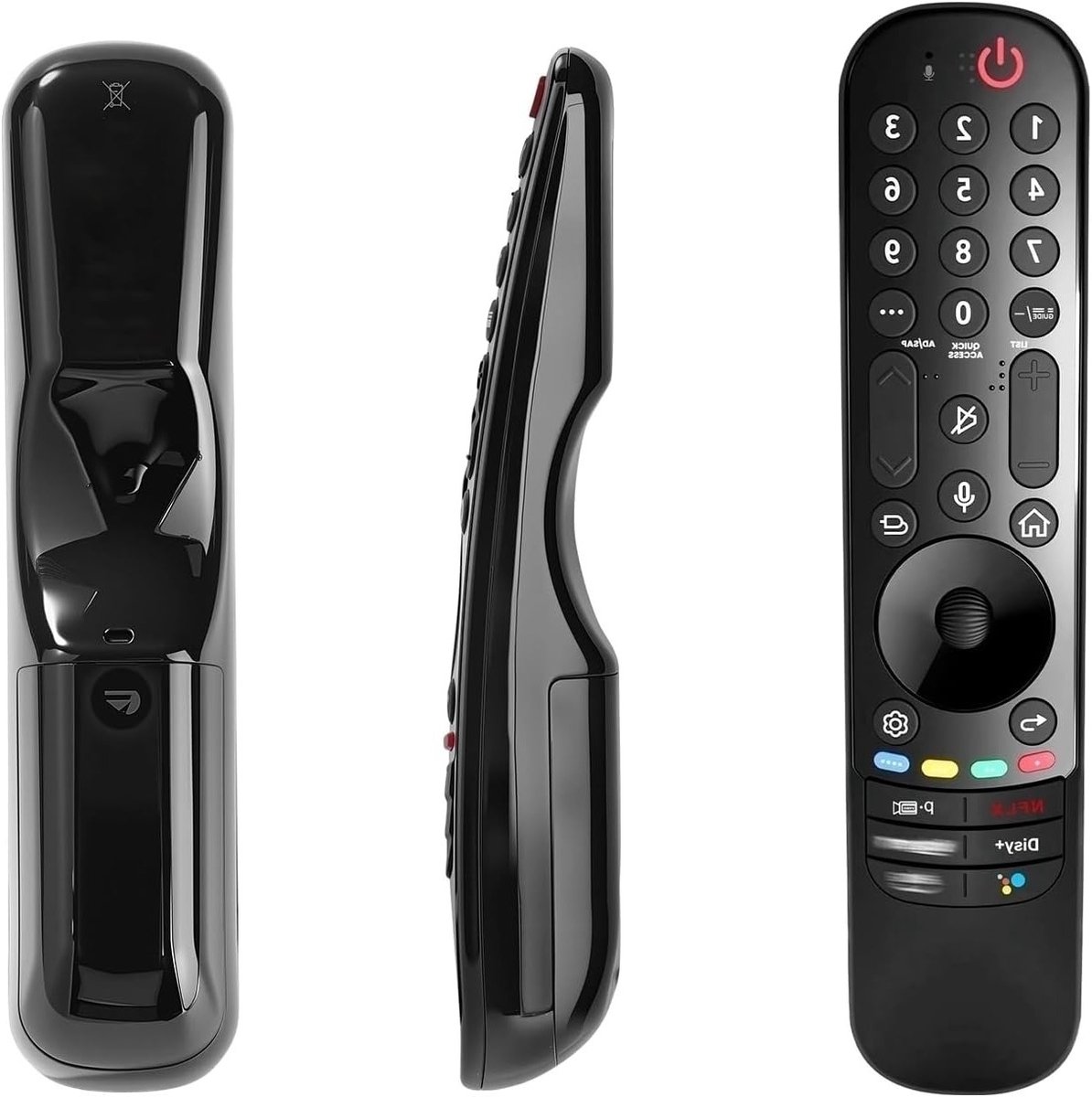 Universele afstandsbediening voor Smart TV's, vervangend model voor MR21GA MR22GA MR23GA MR24GA, geschikt voor UHD OLED QNED NanoCell 4K 8K modellen van 2018-2024, met ergonomisch ontwerp en handige functies