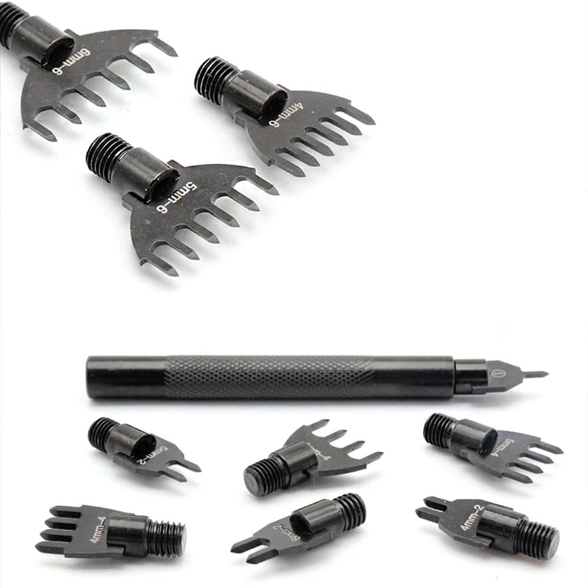 Allecto - Diamant Beitelset - 10st Vetersluiting - Verstelbaar