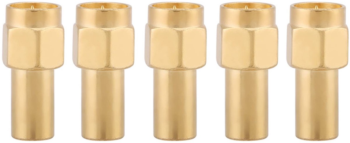 Allecto - SMA Male Connector RF Coaxial Terminator 50 Ohm - 5 Stuks voor Antenne en GPS
