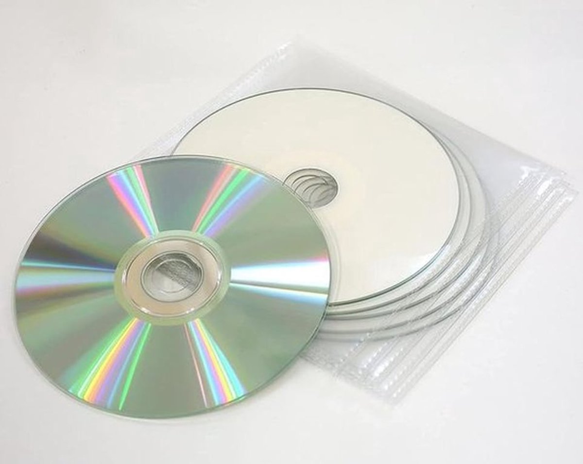 blanco CD-R schijven - professionele - wit - inkjet afdrukbare - opneembare - 52x schrijfsnelheid - hoogwaardige kunststof hoezen - geschikt voor inkjet printers - wit - 10 stuks