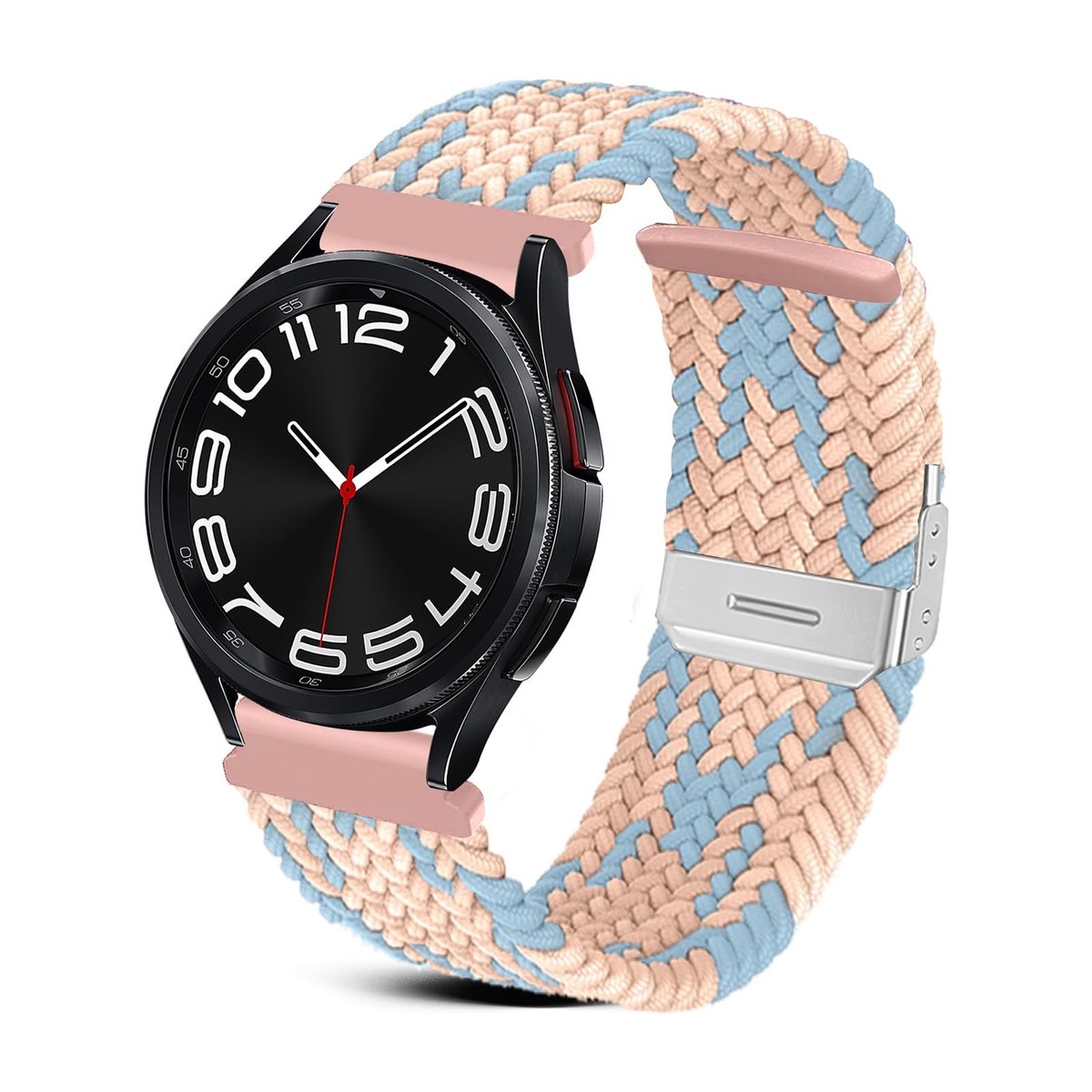 Dailygoody - Nylon horlogeband - Compatibel met Galaxy Watch - Ademend en comfortabel - 20 mm - Geschikt voor diverse modellen - Perfect voor dagelijk...