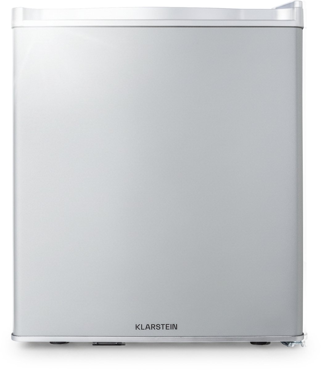 Klarstein minikoelkast voor op de kamer, minikoelkast voor drankjes, snacks en cosmetica, kleine minibar, kleine en stille koelkast, verstelbare planken, kleine Skincar koelkast 5-22°C, 38L