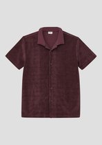 s.Oliver - male - Badstof shirt met korte mouwen en knoopsluiting