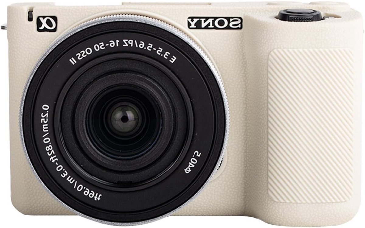 Zachte siliconen hoes voor Sony ZV-E10 II digitale camera - Beschermende case met verbeterde grip, anti-scratch en anti-slip eigenschappen