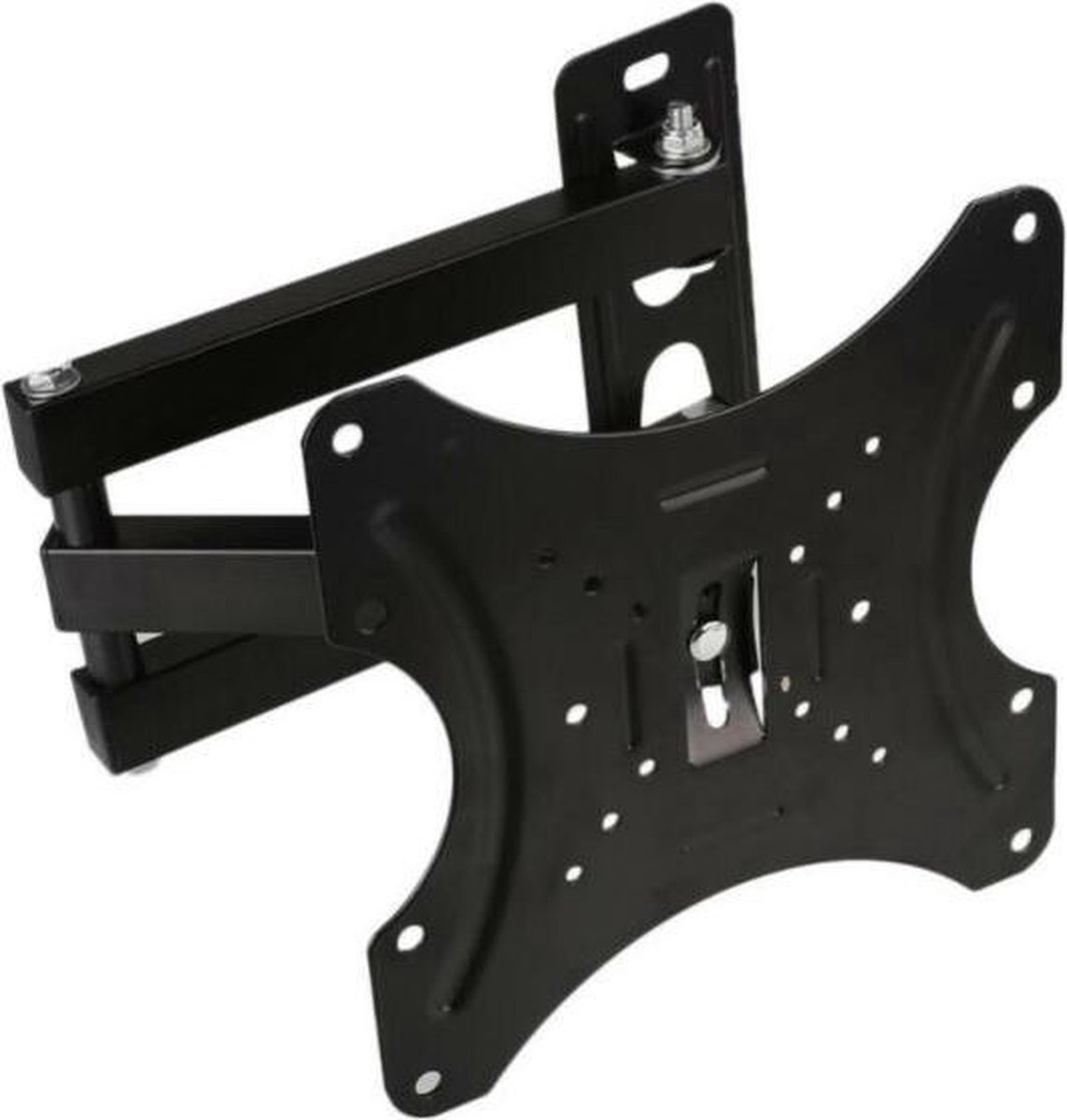 Zazitec HY-103E cantilever muurbeugel voor 10 tot 26 inch monitoren en televisies verstelbare TV wandbeugel met draaibare arm zwart