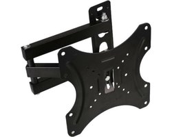 Zazitec HY-103E cantilever muurbeugel voor 10 tot 26 inch monitoren en televisies verstelbare TV wandbeugel met draaibare arm zwart