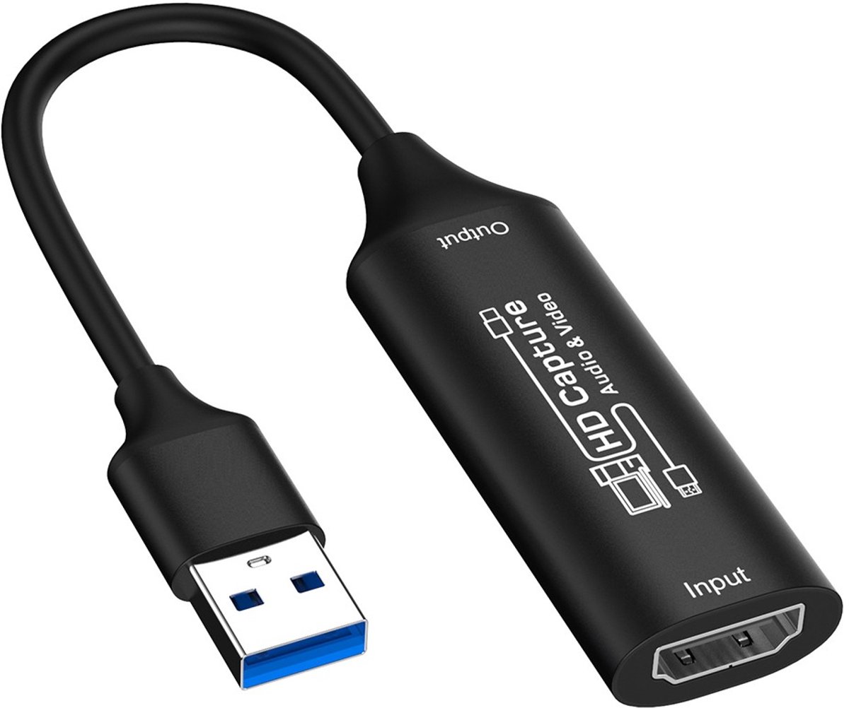 4K HDMI Capture Card USB 3.0 Video Capture Device voor Live Streaming & Opname