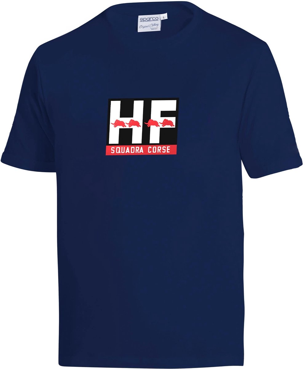 Sparco Lancia HF Squadra Corse T-Shirt - Marineblauw — XS