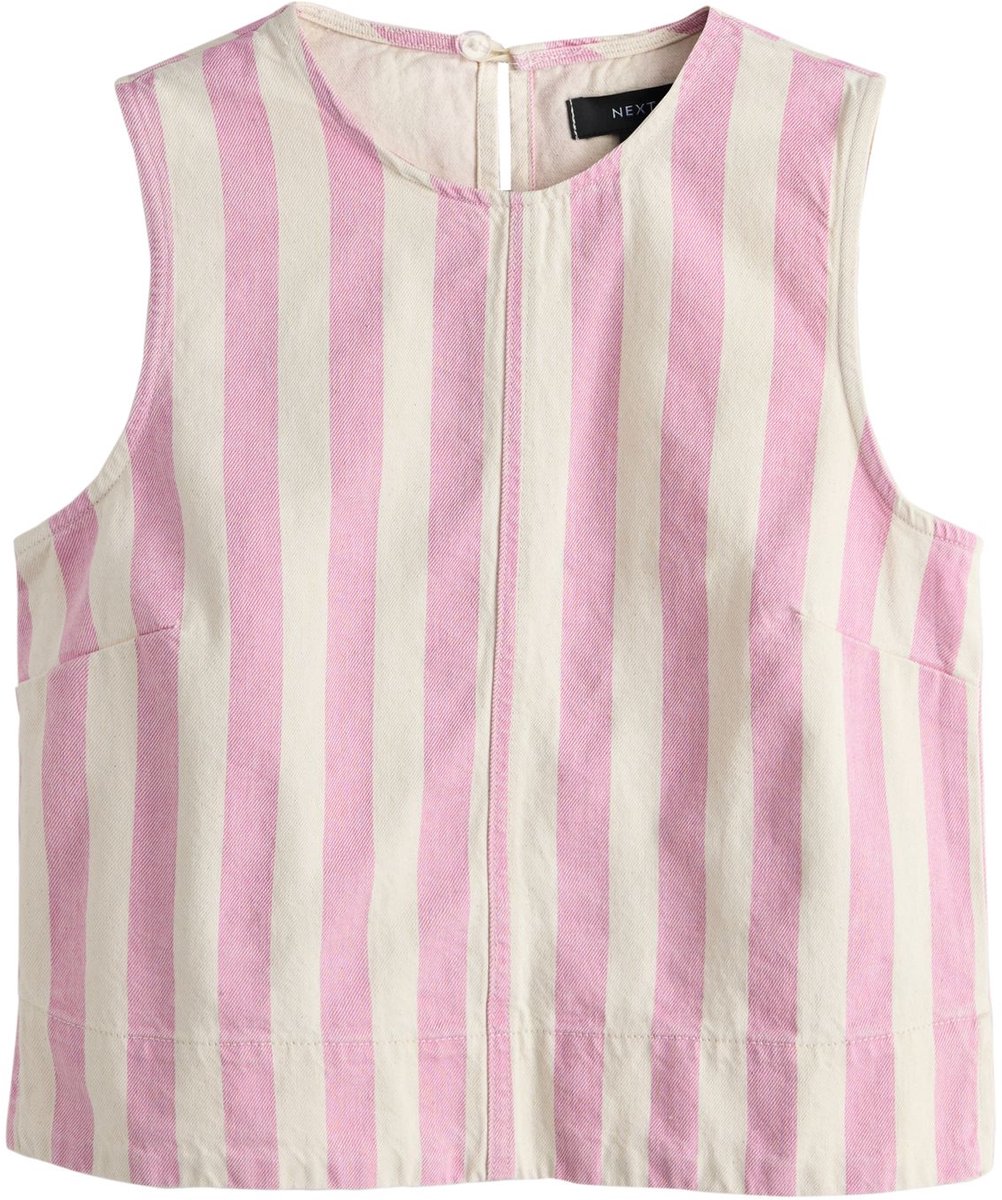 Next - Dames - Denim shelltop - Roze