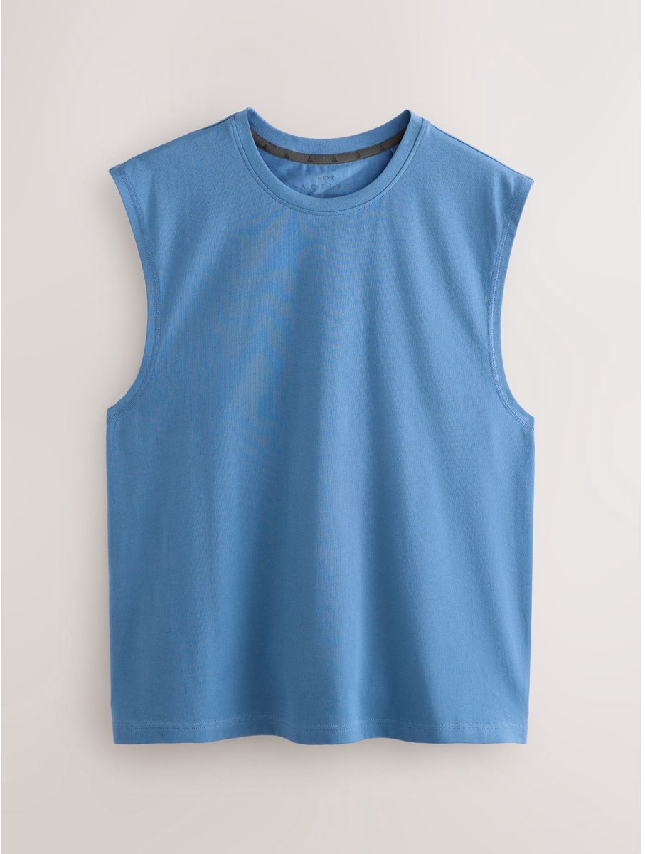 Next - Heren - Active Training Division top - Blauw