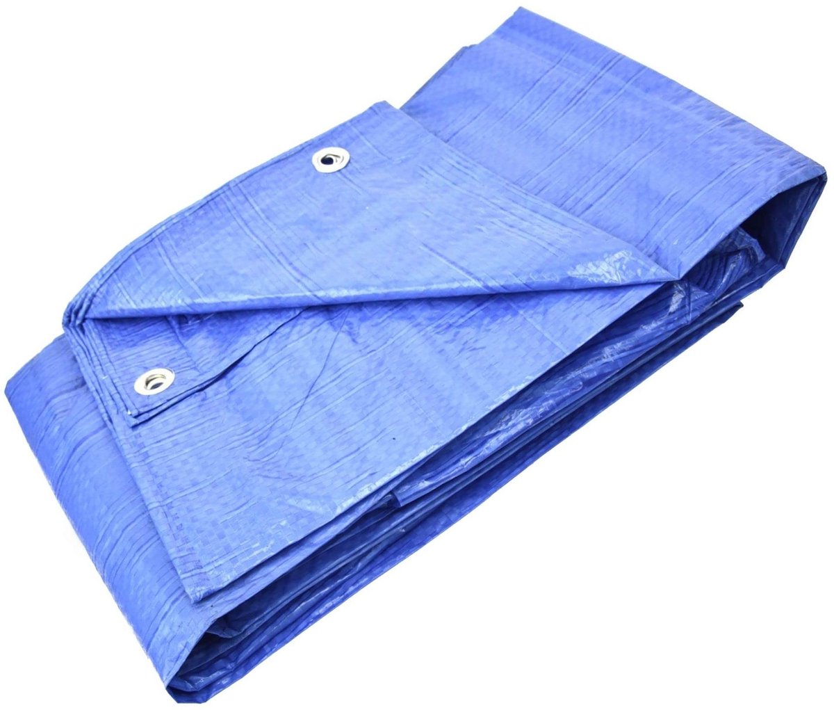 Dailygoody - Dekzeil - Beschermend dekzeil - Blauw - Veelzijdig - 2m x 3m - Geschikt voor tuin, bouw en transport - 60 g/m²