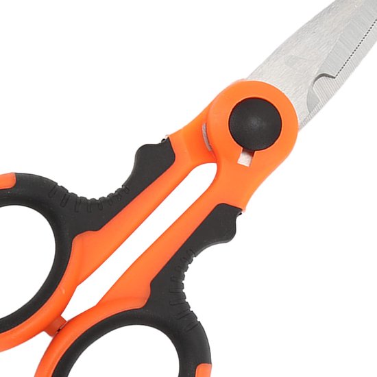 Dailygoody - Mini Vislijn Scharen - Ergonomische RVS Knipper met Antislip Handgreep van Merkloos — afbeelding 5