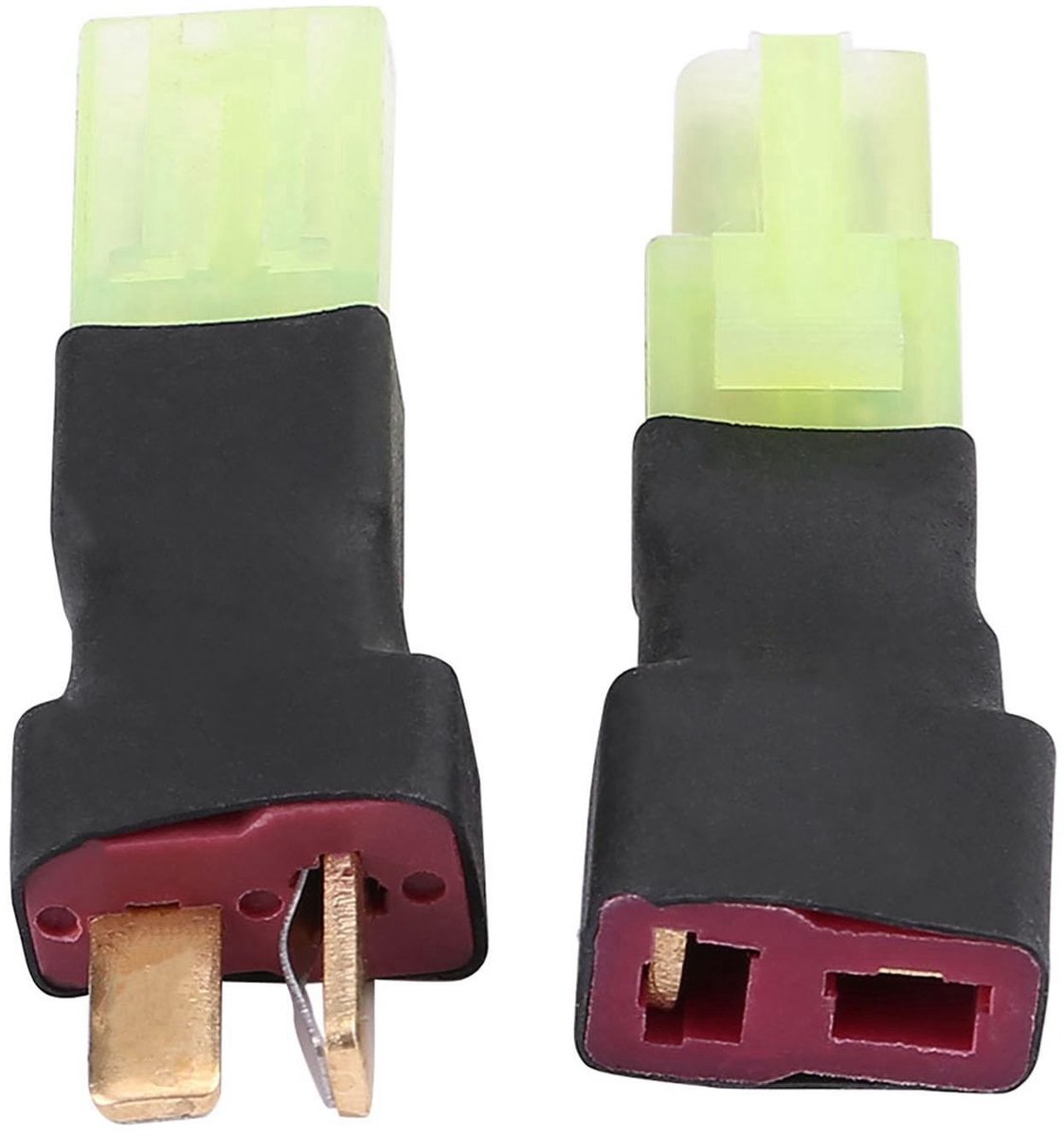 Dailygoody - T Stekker-adapter - Vrouwelijk Naar Mini T-stekker - 2-delige Set - Draadloze Connectoren - Ideaal voor RC-accessoires - Handig voor ho