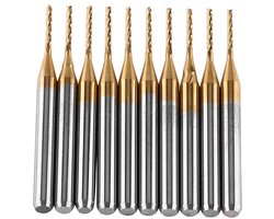 Dailygoody – 10 Stks Carbide Vierkante Frees – Precisie graveren – 1mm formaat – Geschikt voor diverse materialen – Wolfraamcarbide Dailygoody – 10 Stks Carbide Vierkante Frees – Precisie graveren – 1mm formaat – Geschikt voor diverse materialen – Wolfraamcarbide