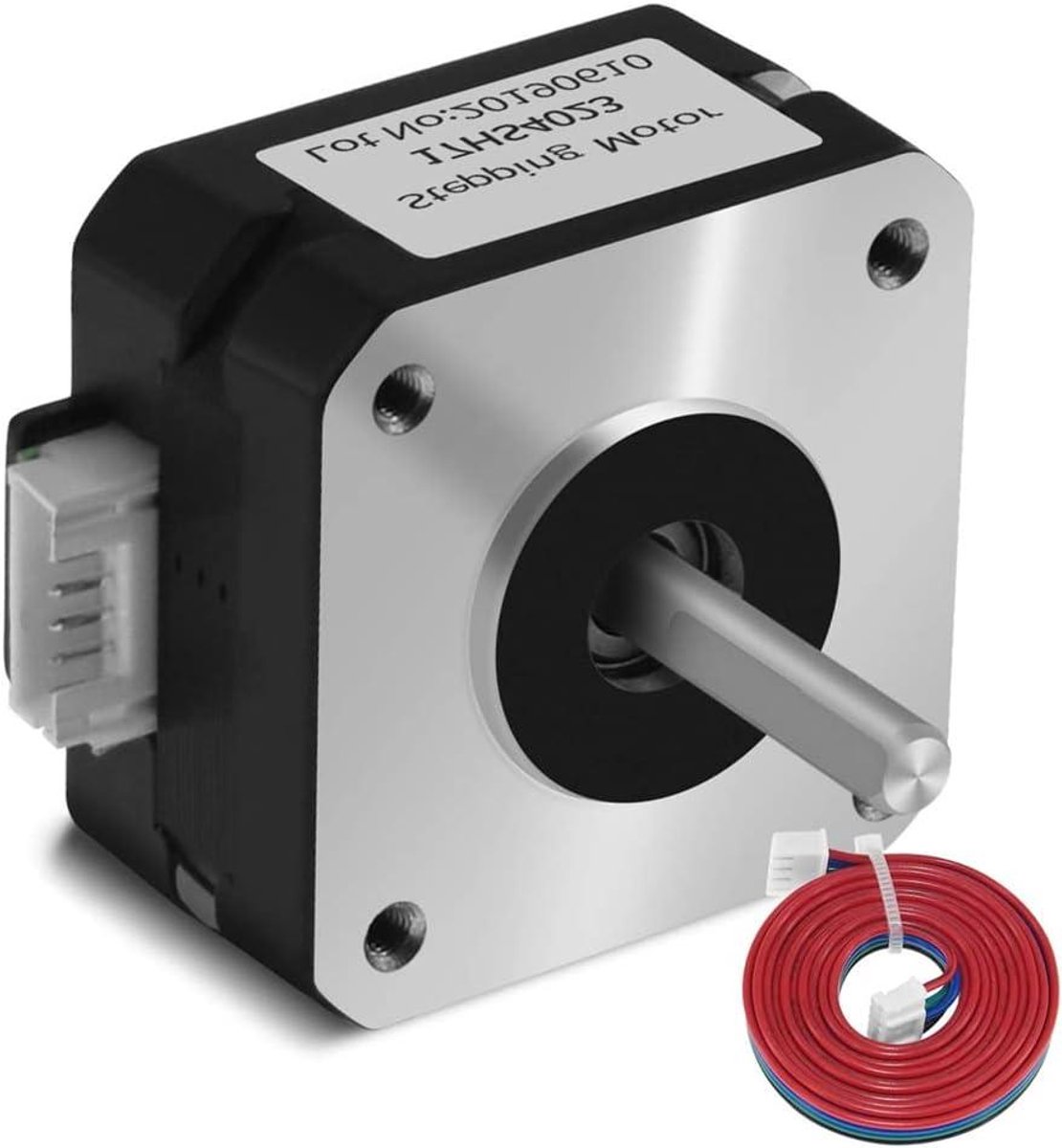 Stappenmotor Bipolair - Motor 3D Printer - 3D Printen - Hoge Koppel Motor - 42x42x23 mm - Zwart