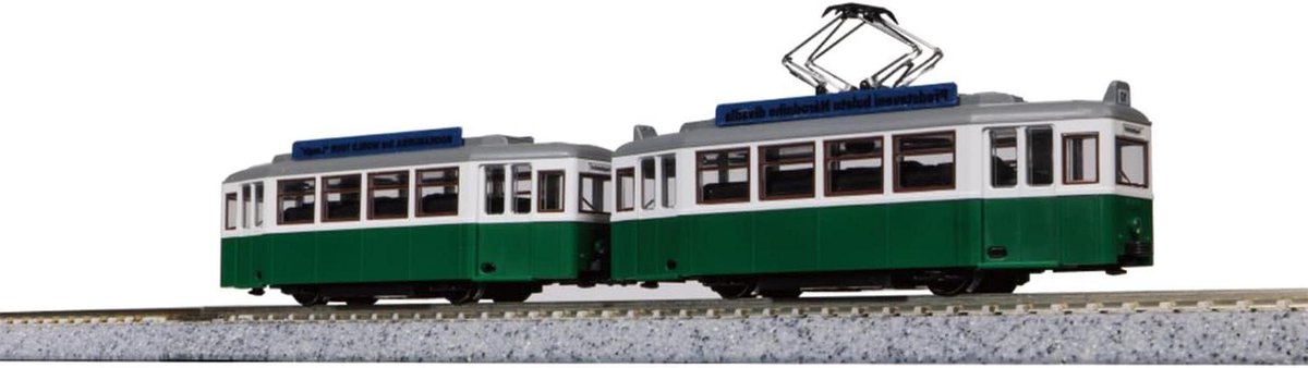 Model Trein - Hobby Trein Modelspoor - Modelbouw Scènes Creëren - Retro Stijl Ontwerp - N Schaal - Groen