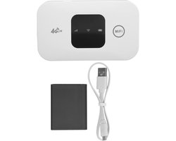 Vt products – Draagbare WiFi-hotspot – 4G Mobiele Router – 2100mAh Batterij – Slank Ontwerp – Geschikt voor Telefoon en Laptop – Ideaal voor Reizen