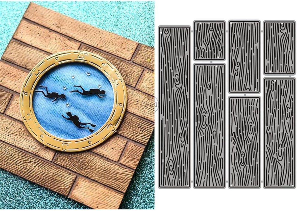 Snijmal Stempel - Papier Snijmal - Kaarten Maken - Koolstofstaal - Diverse Maten - Metaal