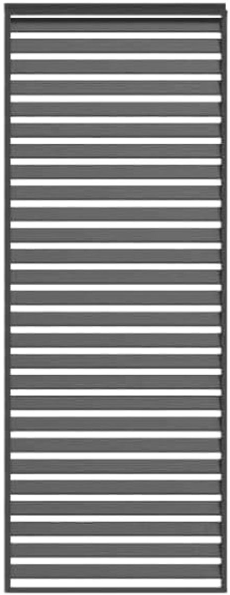 MIRADOR 111 Lamellenwand 1,13 m Aluminium Antraciet Voor Deluxe Pergola Tuin Terras Pergola Wintervast Stabiel Paviljoen